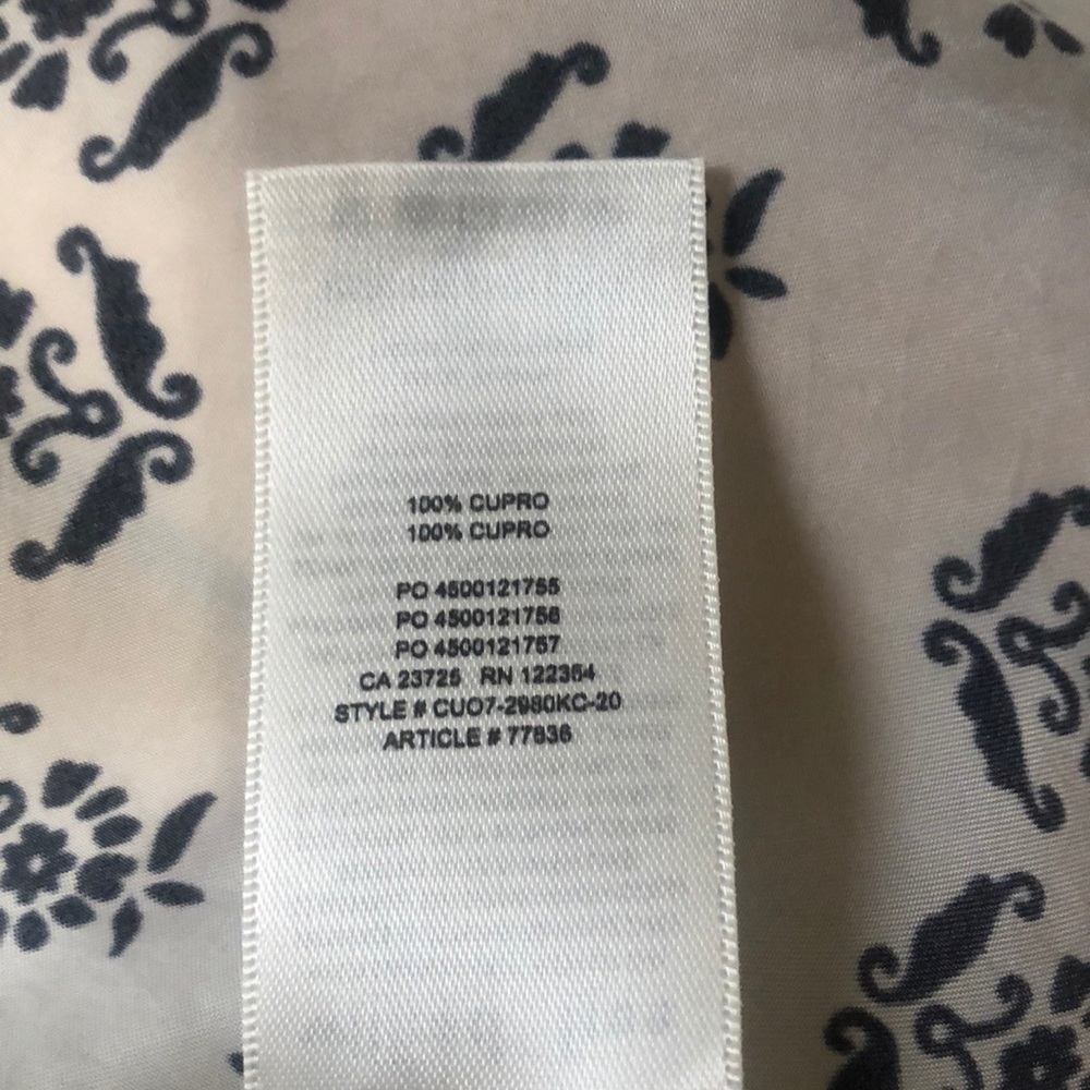Printed Button Down Top - Picture 3 of 3